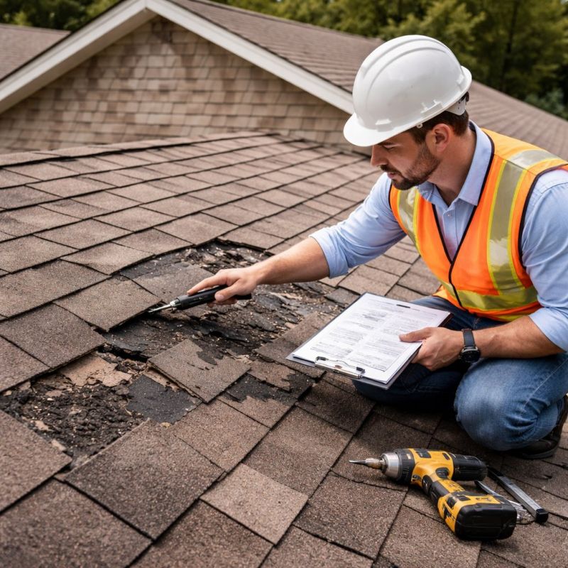 Asphalt Roof Inspection in Denver County, CO