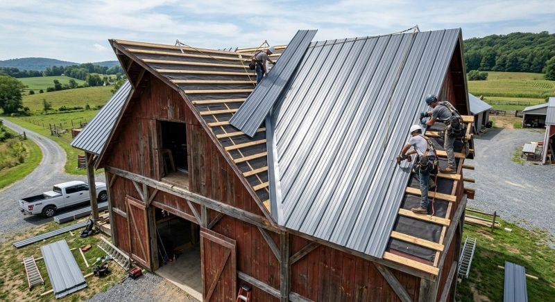 Barn Roof Construction in Boulder, CO