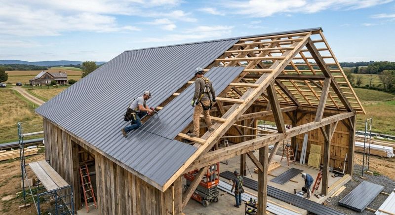 Barn Roof Construction in Boulder, CO