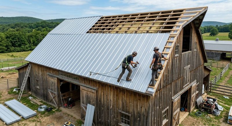Barn Roof Installation in Boulder, CO