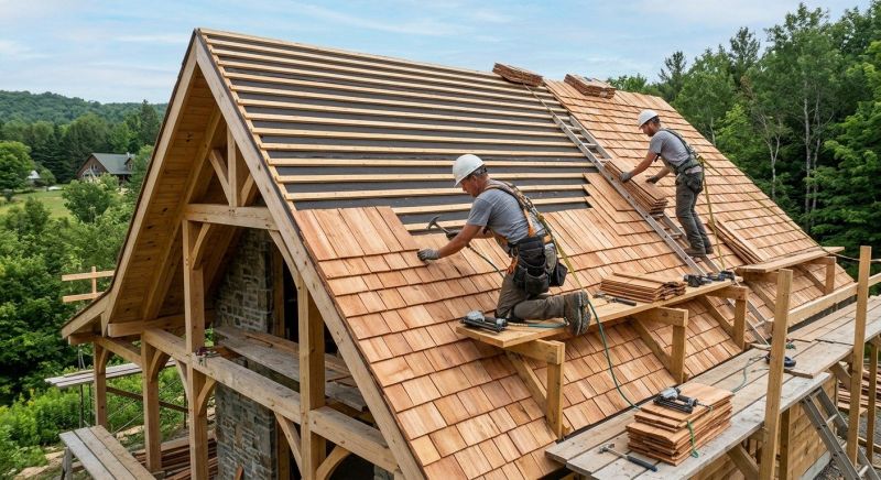 Cedar Roof Installation in Louisville, CO