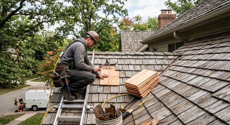 Cedar Shake Roof Repair in Arvada, CO
