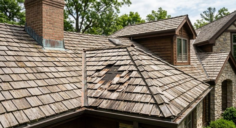 Cedar Shake Roof Repair in Broomfield, CO