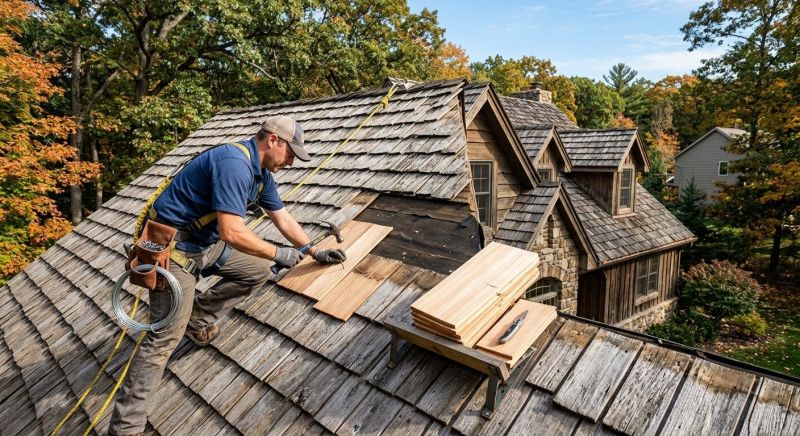 Cedar Shingles Repair in Arvada, CO