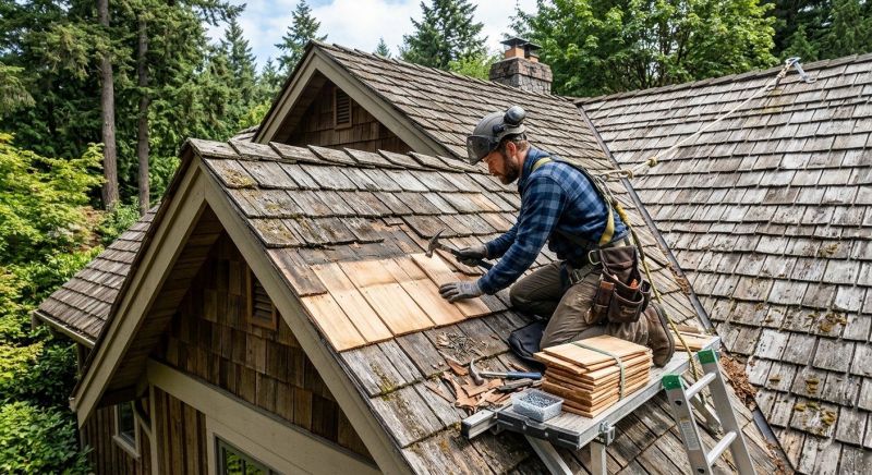 Cedar Shingles Repair in Denver, CO