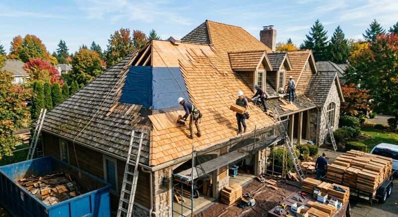 Cedar Shingles Replacement in Johnstown, CO