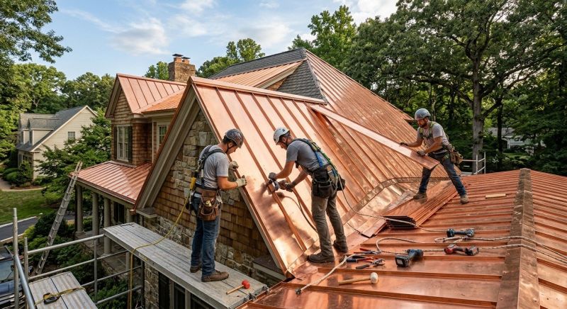 Copper Roof Installation in Boulder, CO