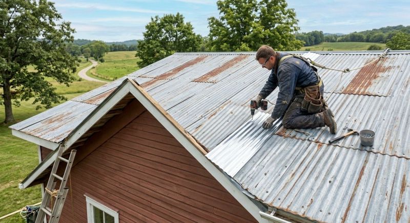 Corrugated Roof Repair in Nederland, CO