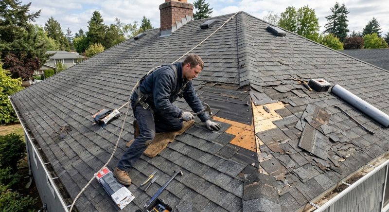 Damaged Roof Repair in Brighton, CO