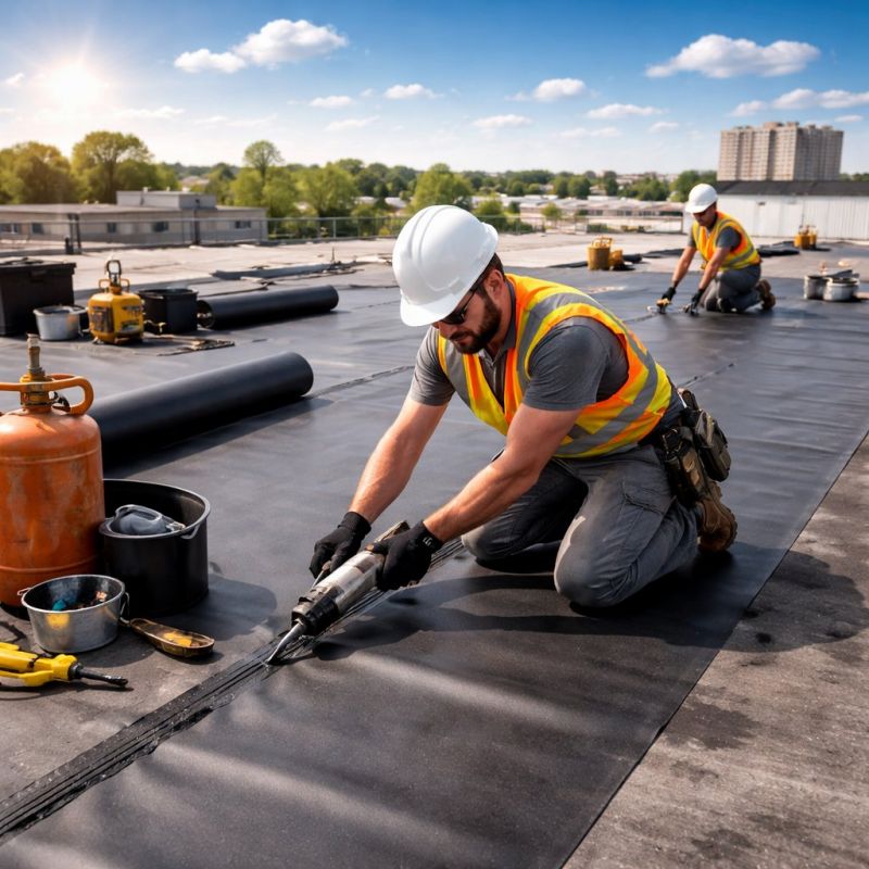 Epdm Roof Installation in Berthoud, CO
