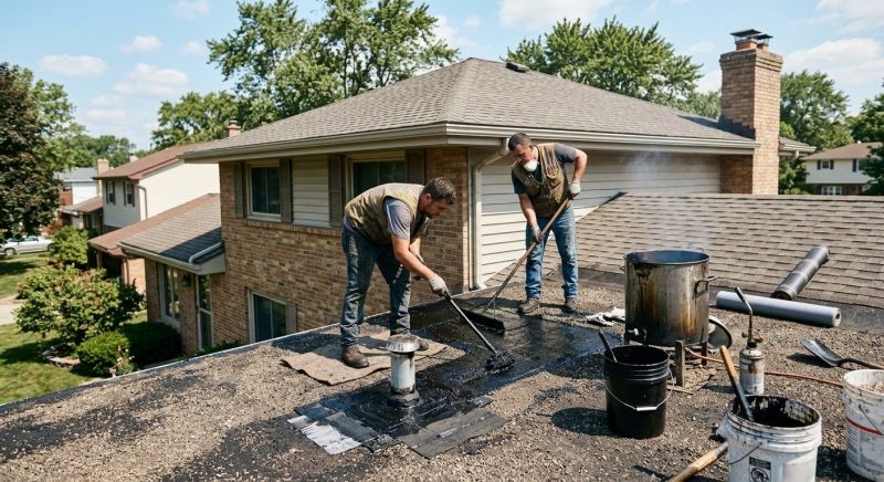 Flat Roof Tar Repair in Boulder, CO