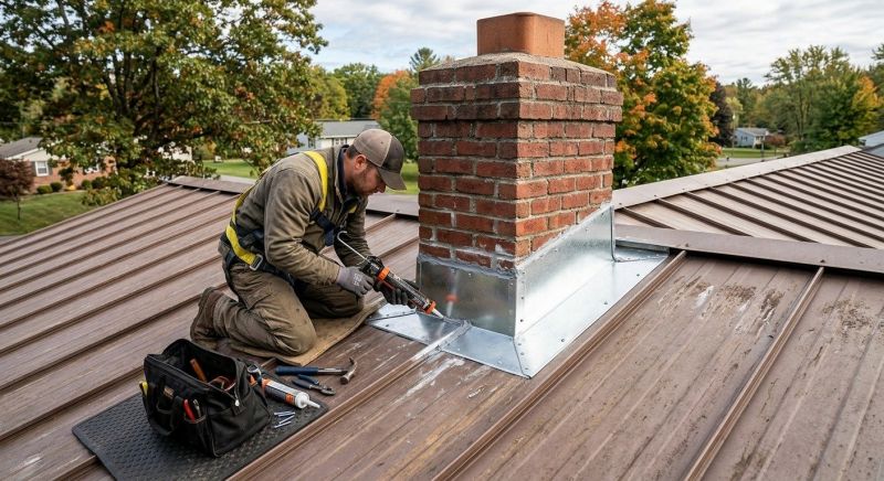 Metal Roof Flashing Repair in Boulder, CO