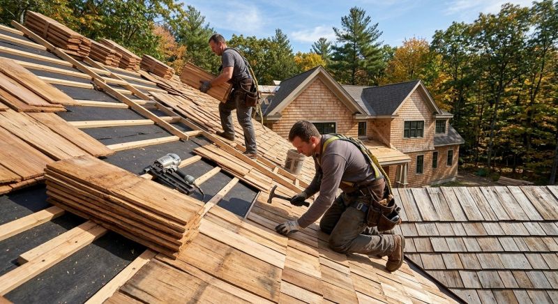 Natural Wood Roof Installation in Boulder, CO