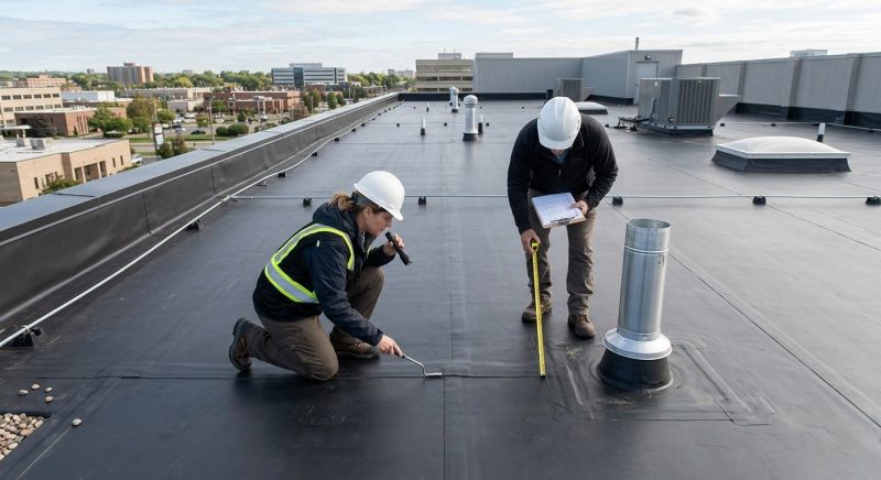 Rubber Roof Inspection in Boulder, CO