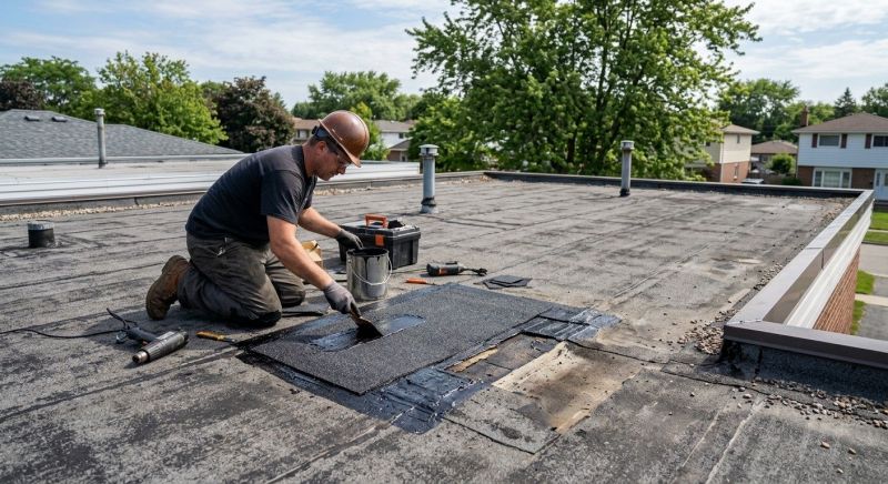 Rubber Roof Repair in Denver, CO