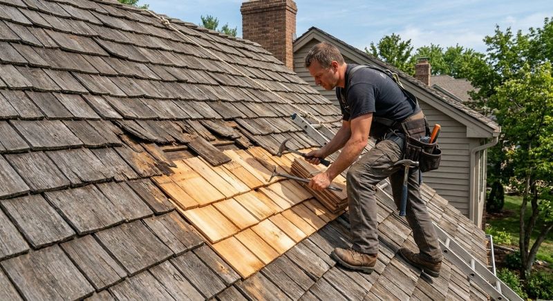 Shake Shingle Repair in Allenspark, CO