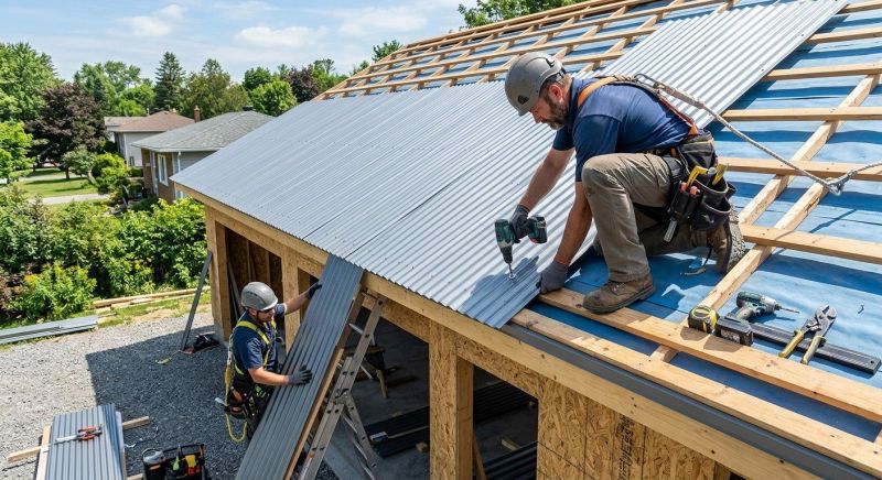 Sheet Roofing Installation in Johnstown, CO