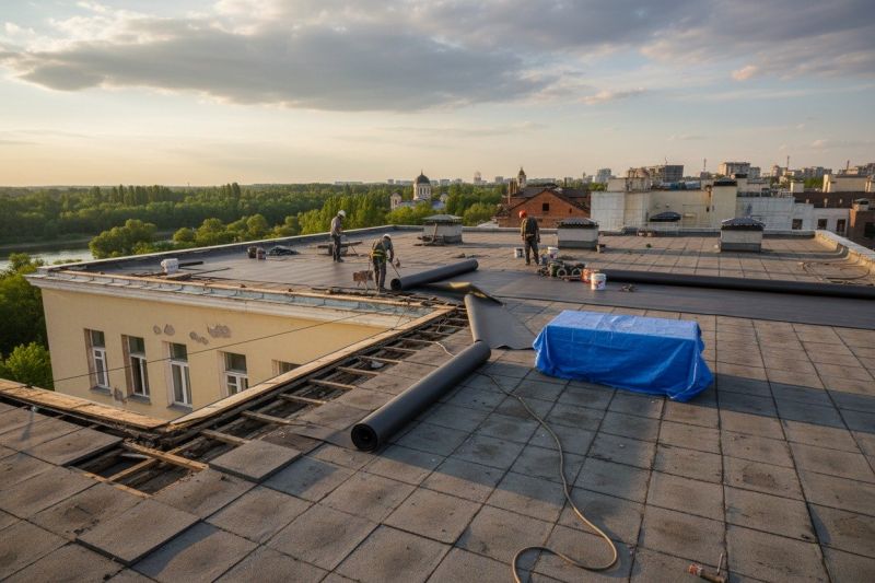Single Ply Roof Replacement in Broomfield, CO