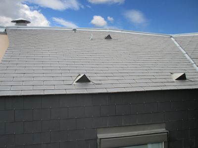 Slate Roof Construction in Nederland, CO