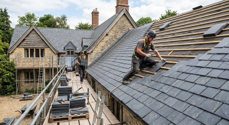Slate Roof Installation in Boulder, CO