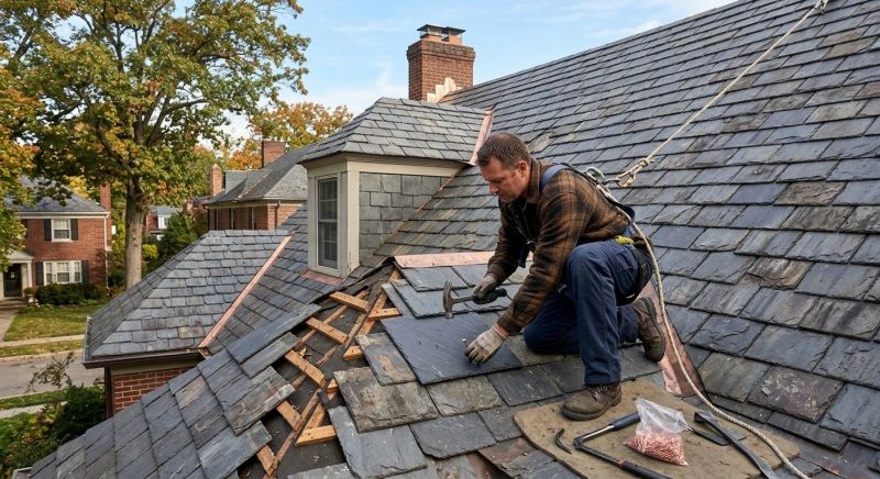 Slate Shingles Repair in Dacono, CO