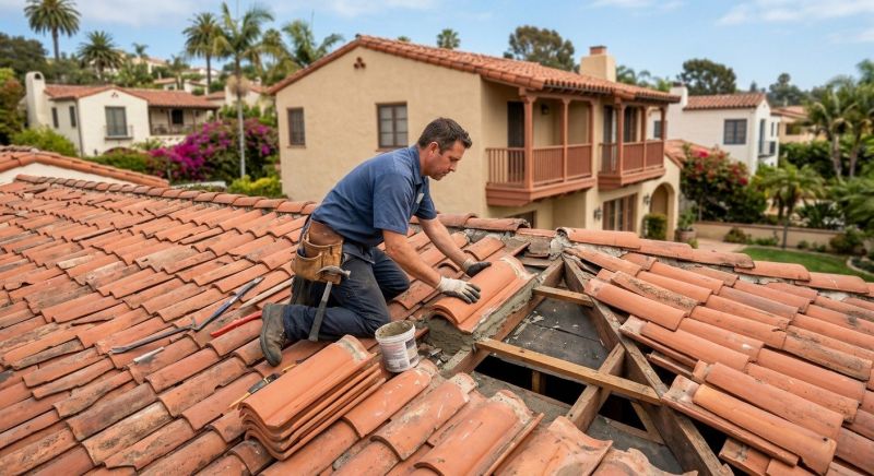 Spanish Tile Roof Repair in Boulder, CO