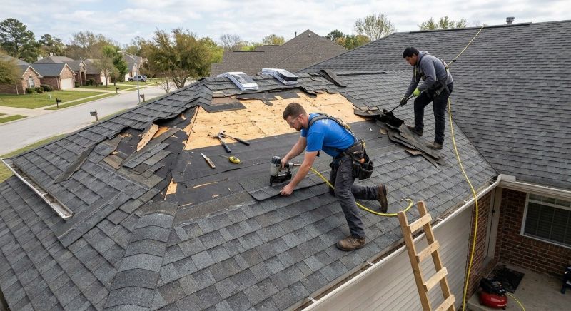 Storm Damage Roof Repair in Erie, CO