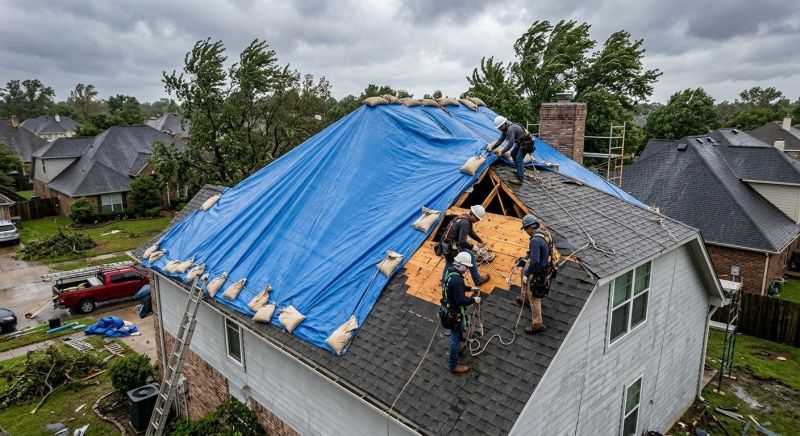Storm Damage Roof Repair in Lyons, CO
