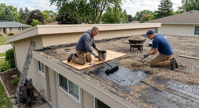 Tar And Gravel Roof Repair in Brighton, CO