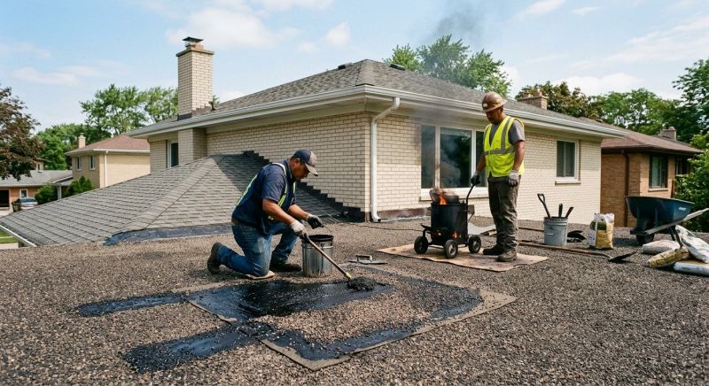 Tar And Gravel Roof Repair in Clear Creek County, CO