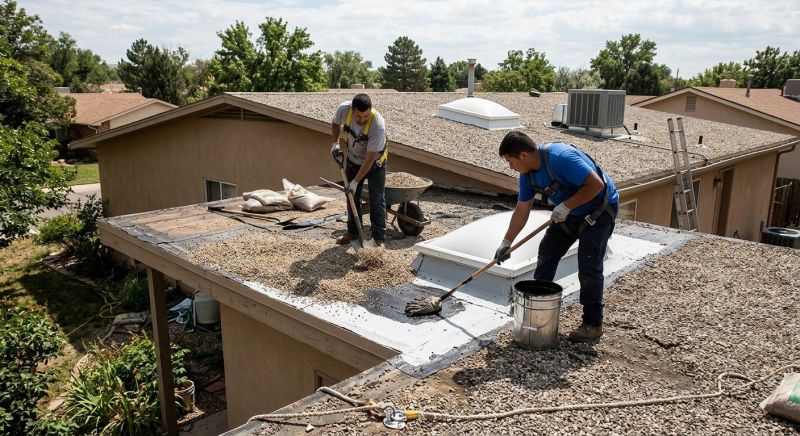 Tar And Gravel Roof Repair in Golden, CO