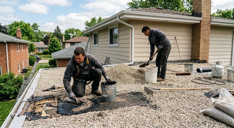 Tar And Gravel Roof Repair in Indian Hills, CO