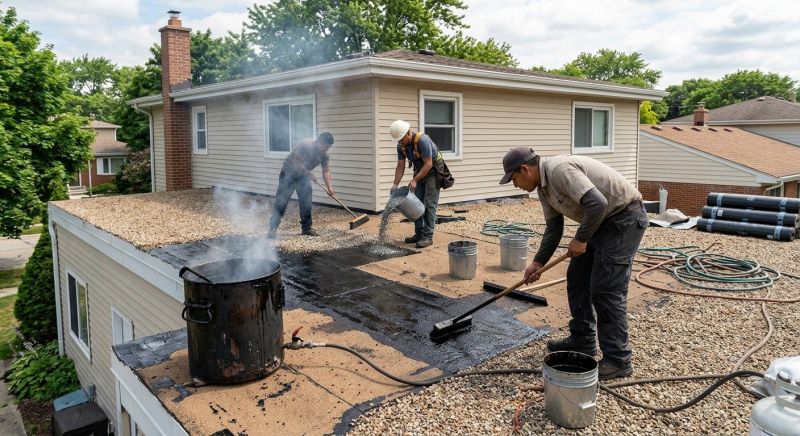 Tar And Gravel Roof Repair in Louisville, CO