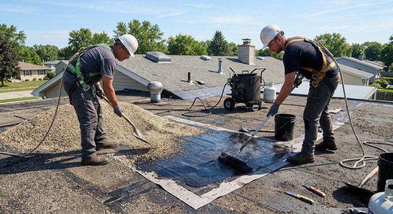 Tar And Gravel Roof Repair in Louisville, CO