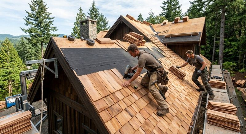 Wood Roofing Installation in Denver, CO