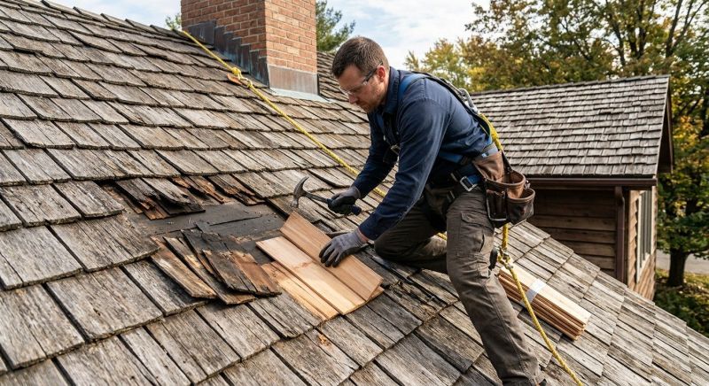 Wood Shake Roof Repair in Johnstown, CO