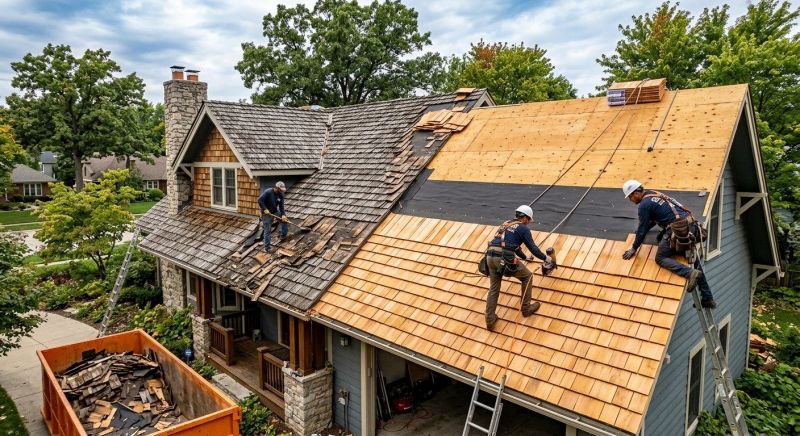 Wood Shake Roof Replacement in Boulder, CO